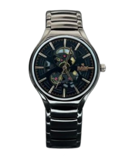 RADO TRUE ROUND AUTOMATIC OPEN HEART – FULL BLACK
